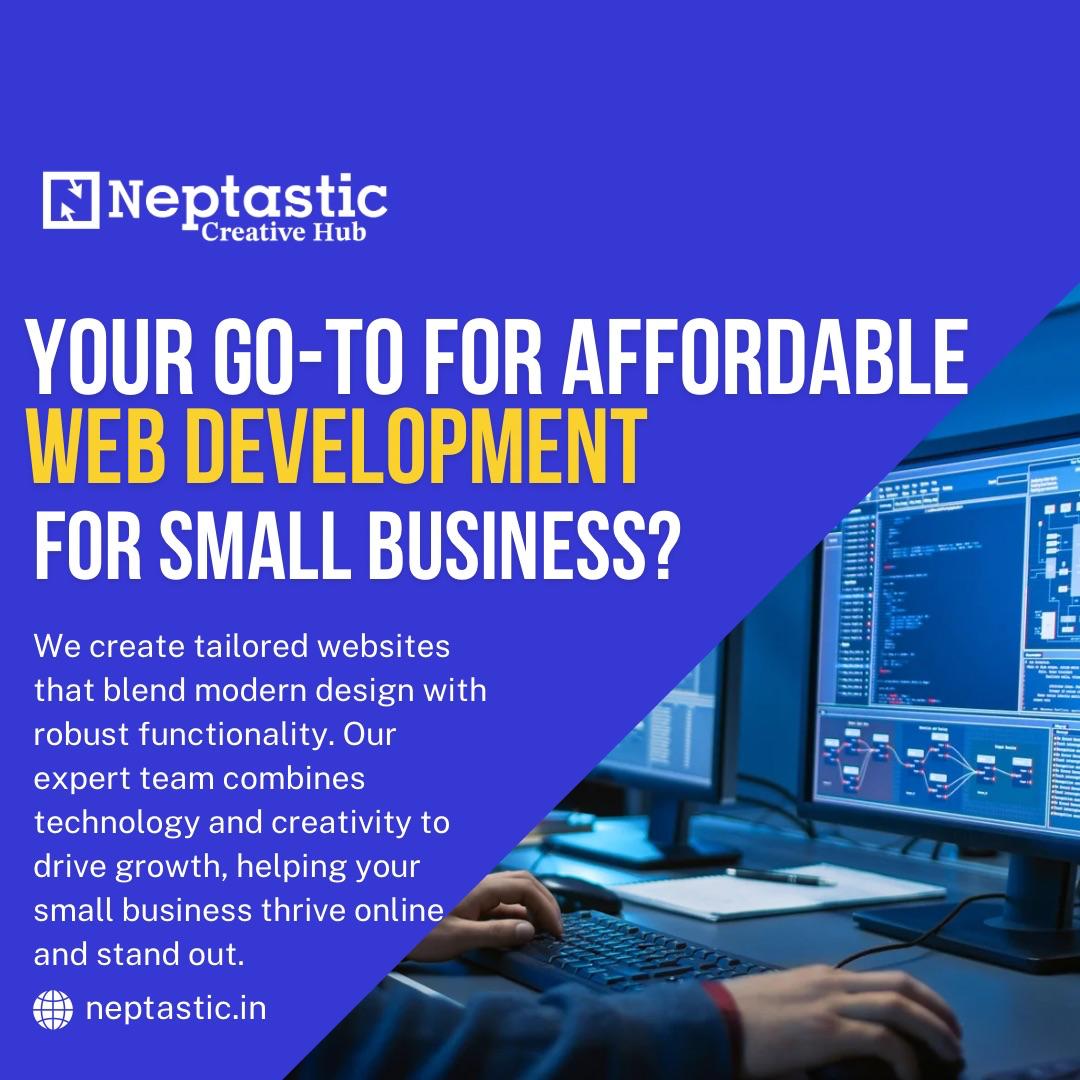 Neptastic Creative Hub: Your Go-To for Affordable Web Development for Small Businesses